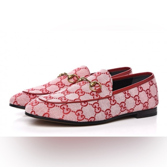 NEVER WORN! AUTHENTIC-Women’s Gucci GG Canvas Loafers Women's Size: 8 l IT: 38♥️ - Picture 9 of 14